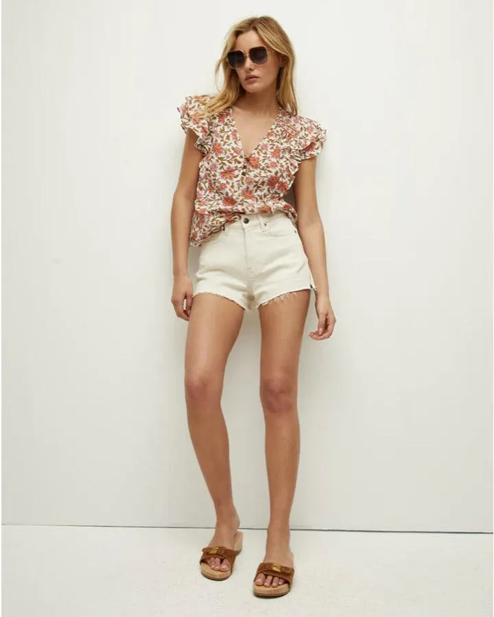 Veronica Beard Joi Floral Top