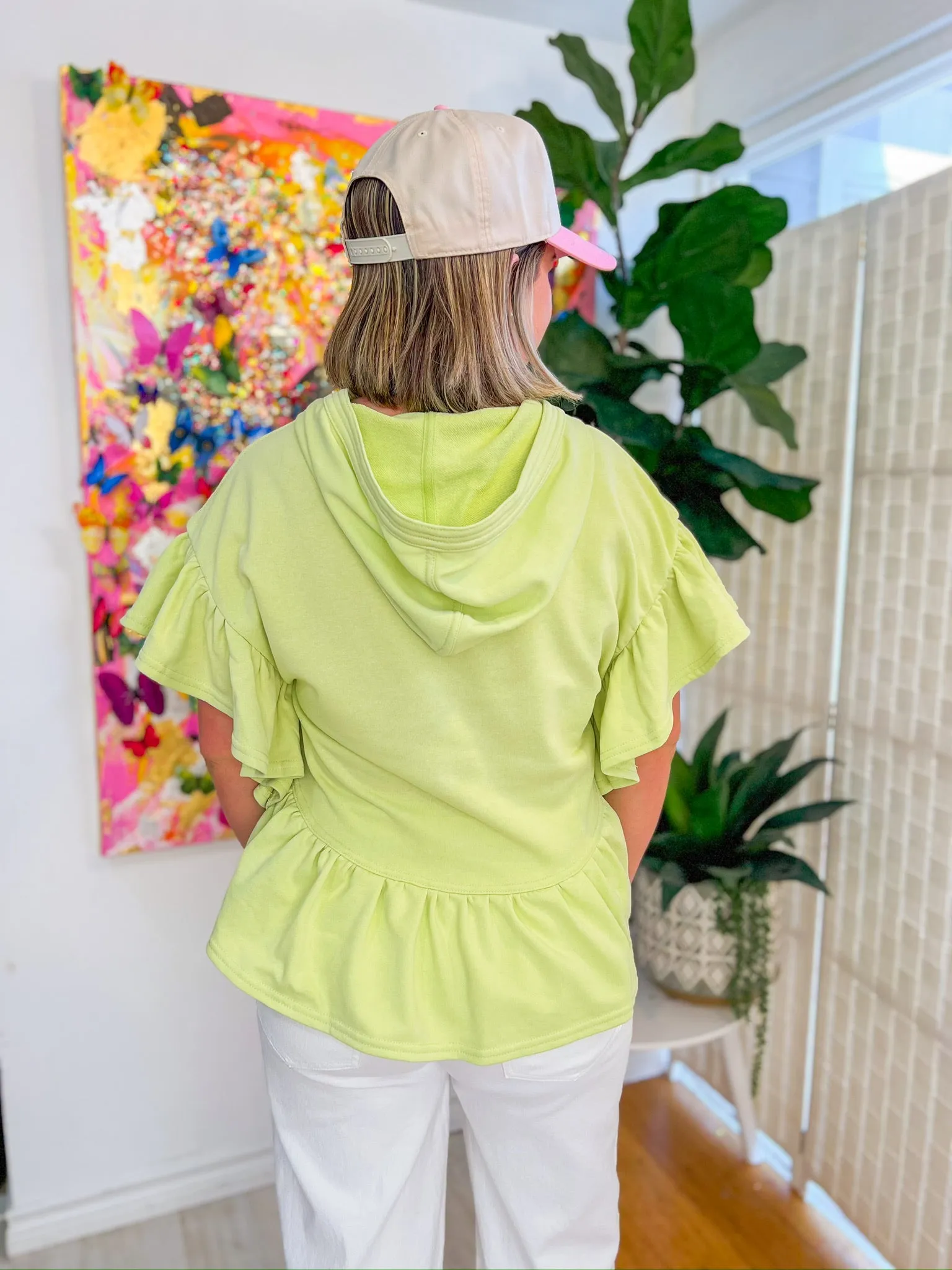Very Vibrant Top - Apple Green