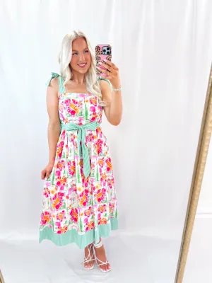 Vibrant Blooms Dress