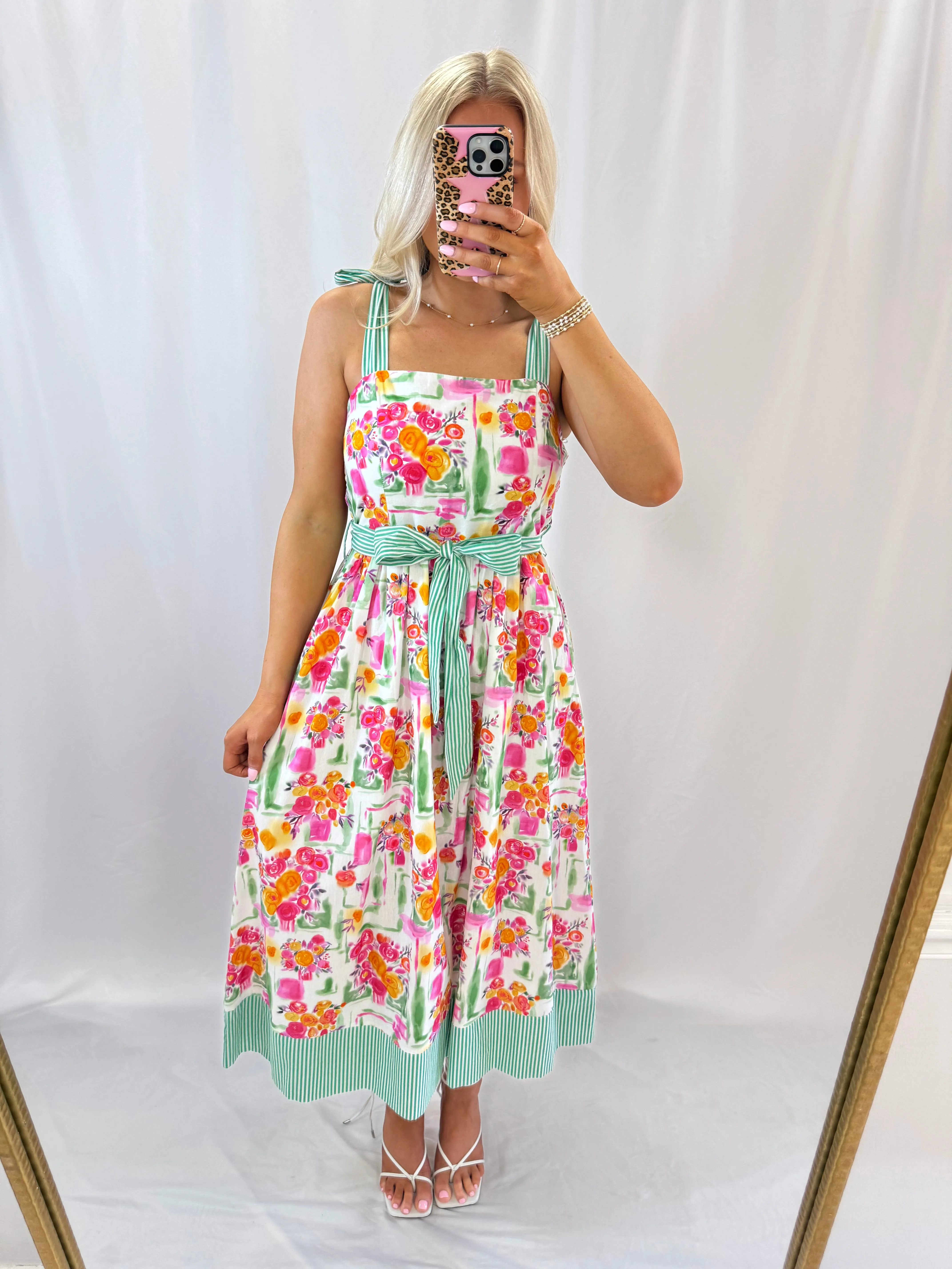 Vibrant Blooms Dress