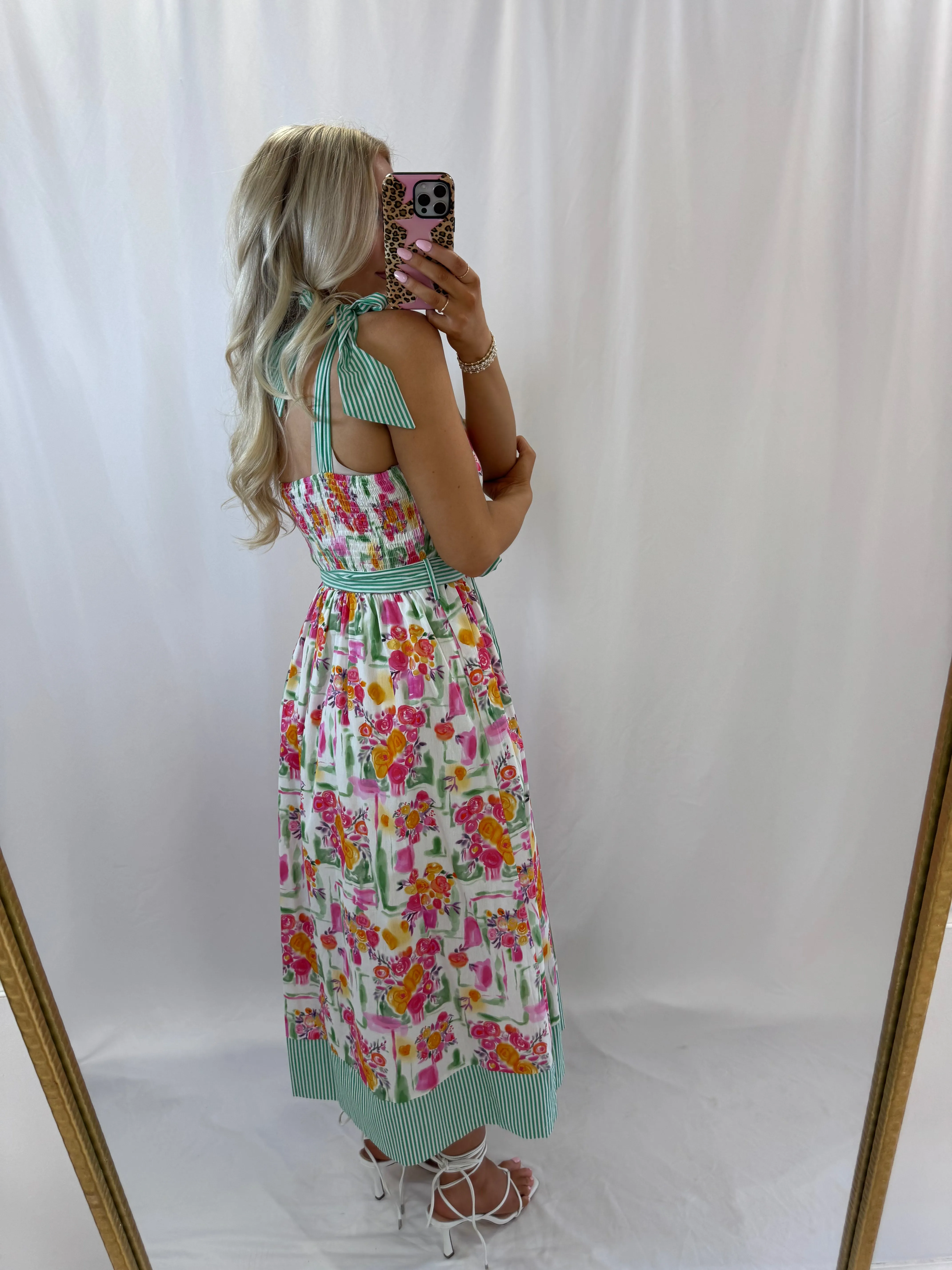 Vibrant Blooms Dress