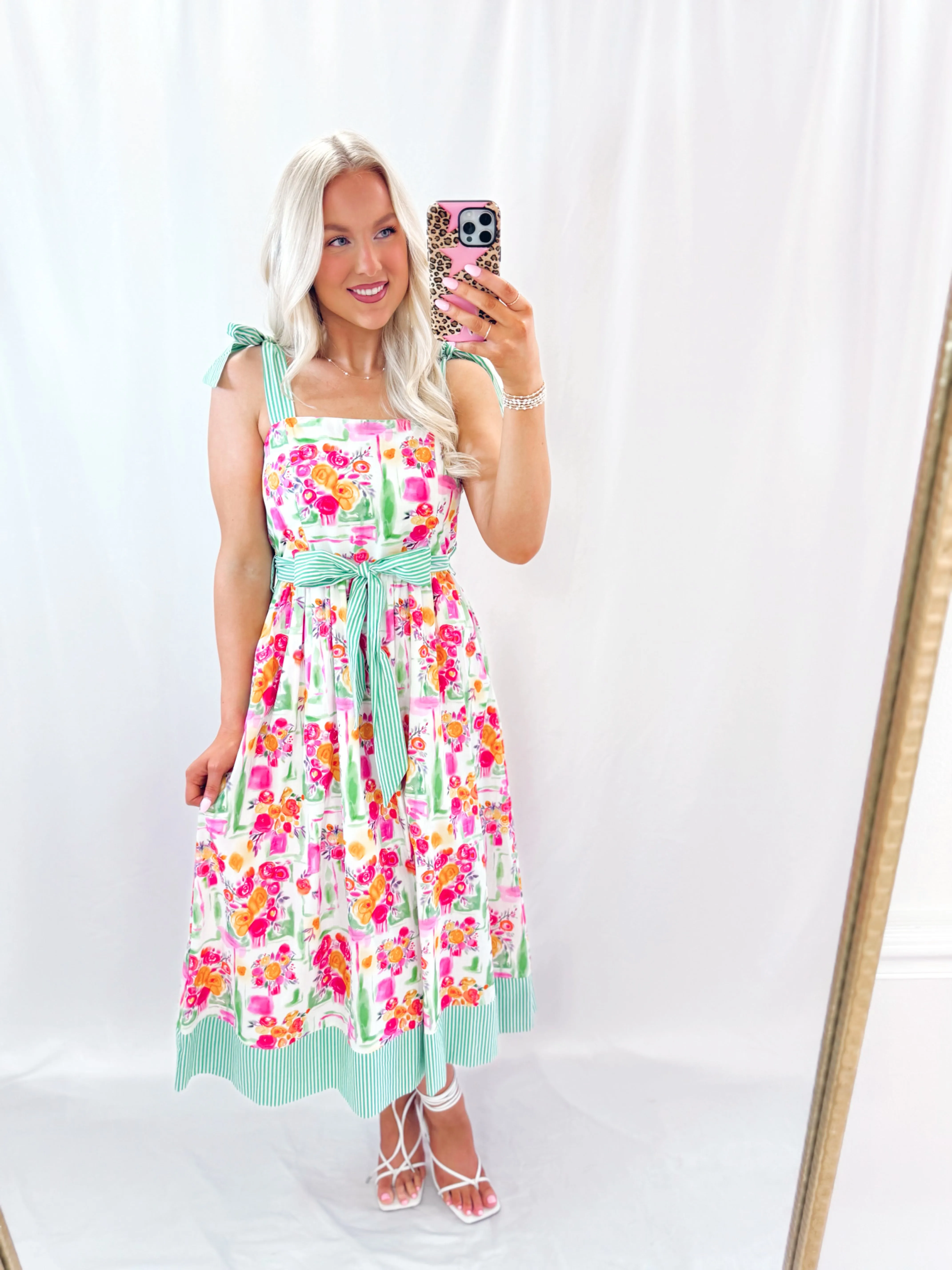 Vibrant Blooms Dress