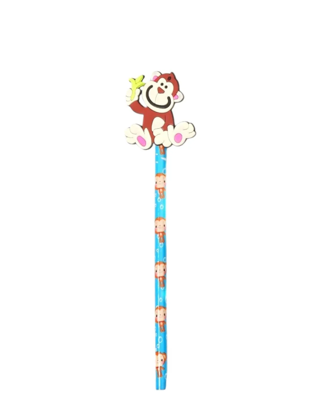Vibrant Boys' Pencils with Fun Motifs - Multicolor Pack of 6