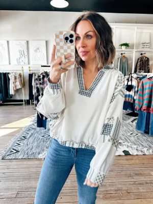 Vibrant Drift Terry Slouchy Top