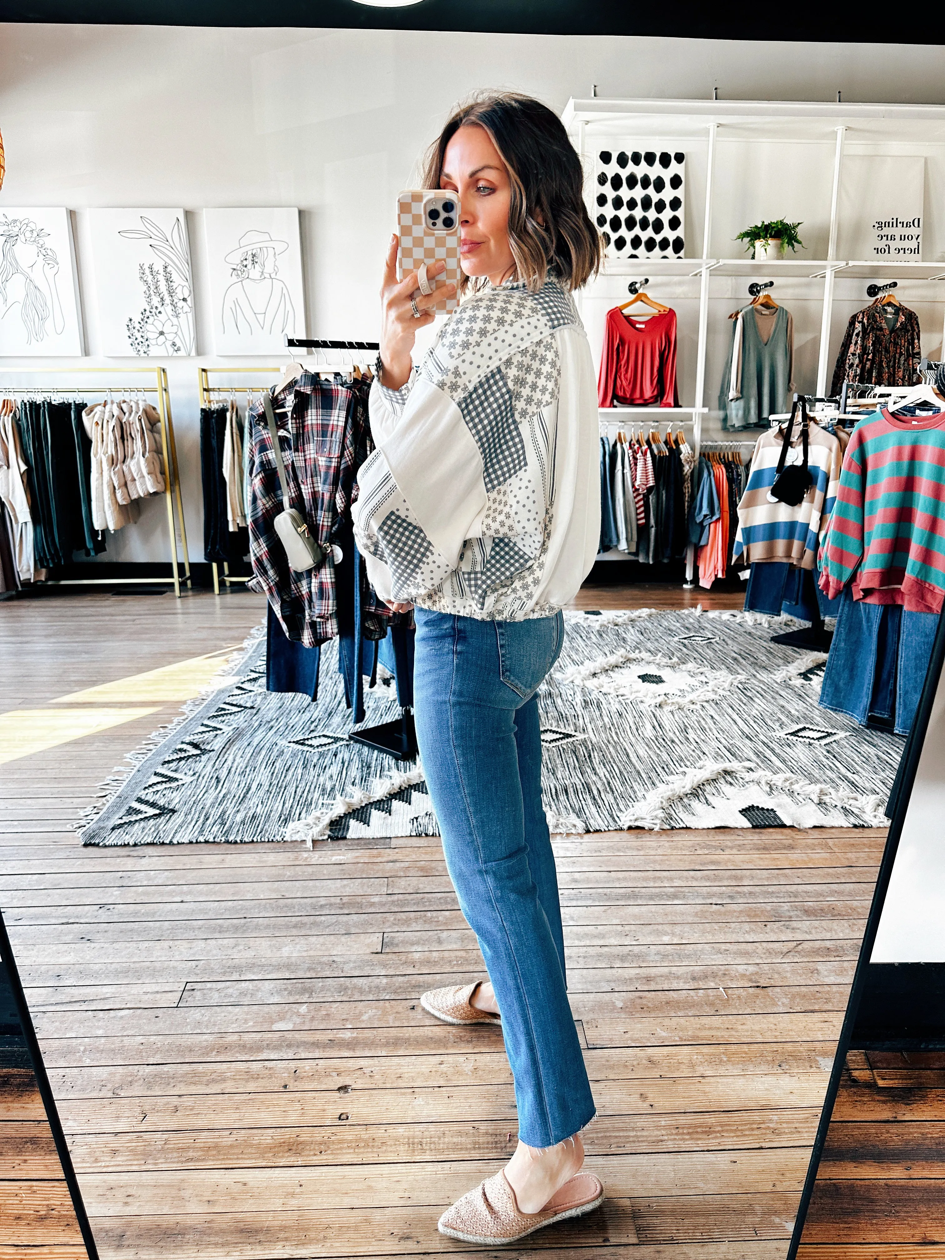 Vibrant Drift Terry Slouchy Top