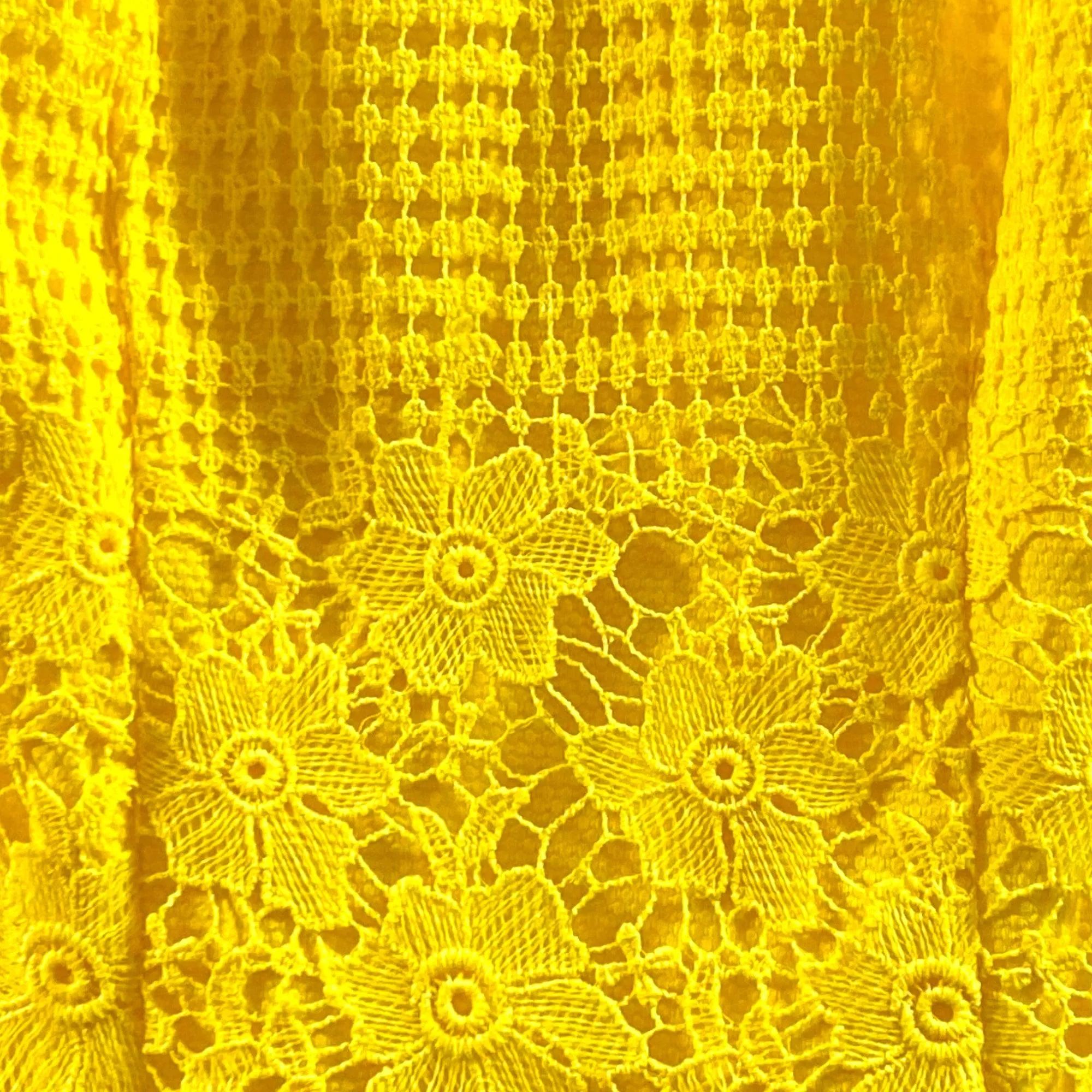 Vibrant Yellow Floral Tank Top