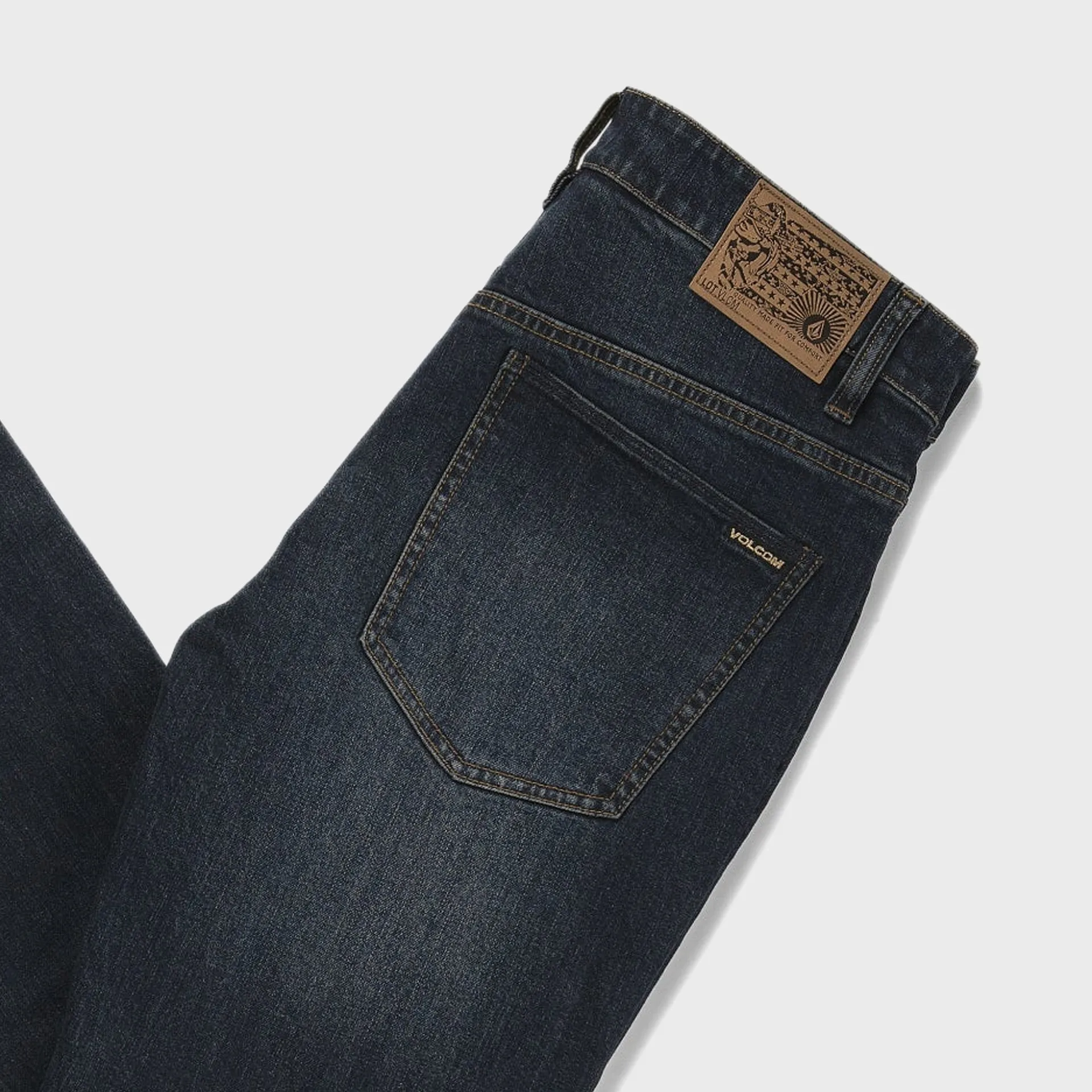 Volcom Mens Solver Jeans - New Vintage Blue