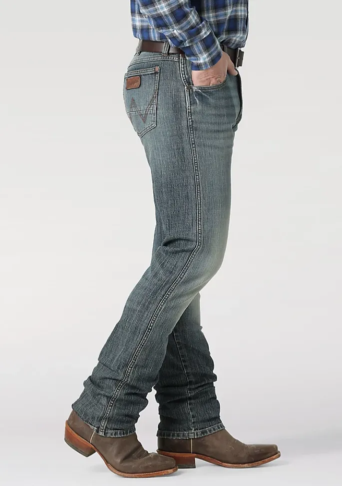 WRANGLER MENS RETRO SLIM FIT STRAIGHT LEG JEAN STYLE 112318445