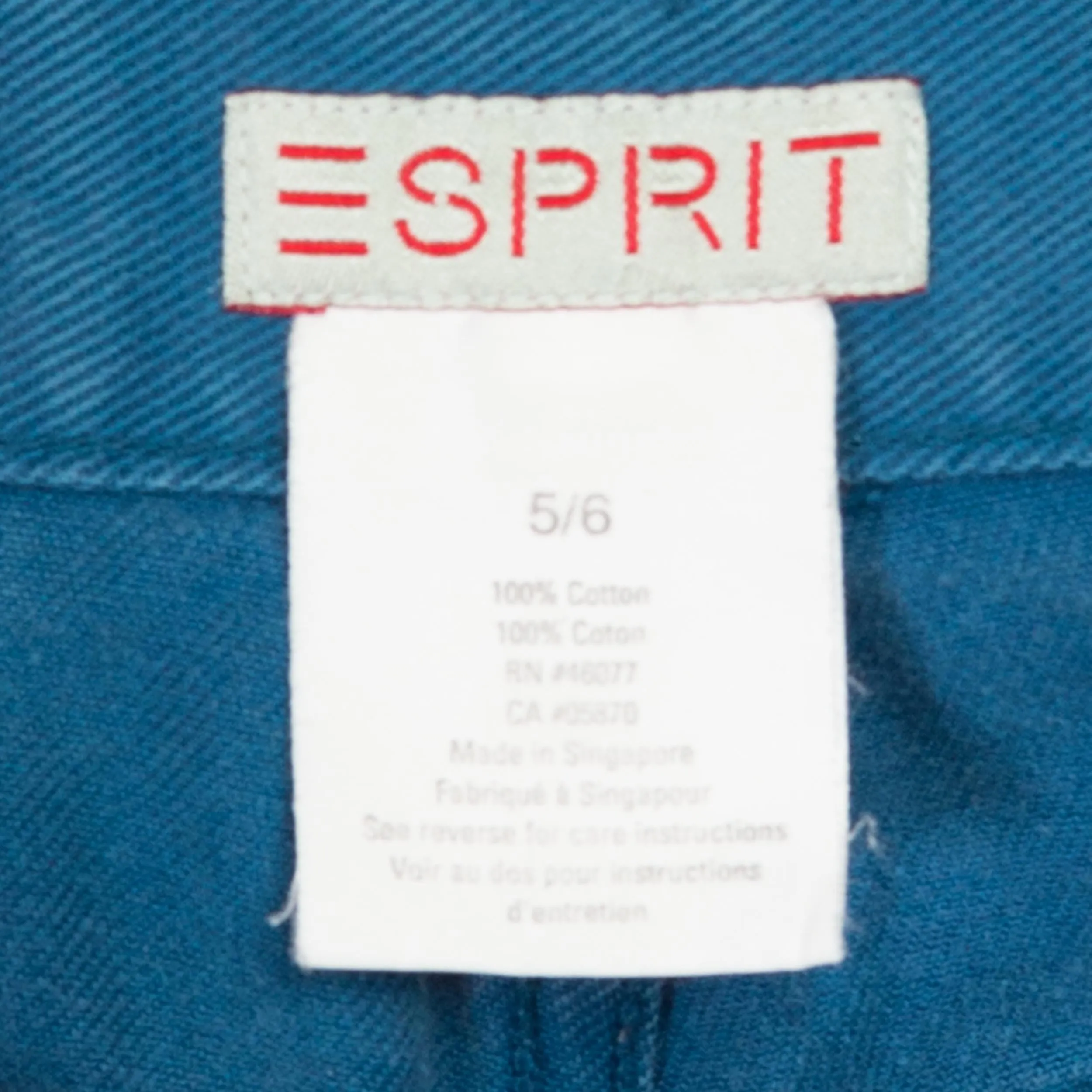 XS 90s Esprit Peacock Blue High Waisted Jeans 25"