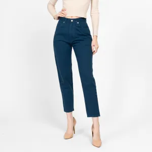 XS 90s Jordache Dark Teal High Waisted Jeans 25.5"