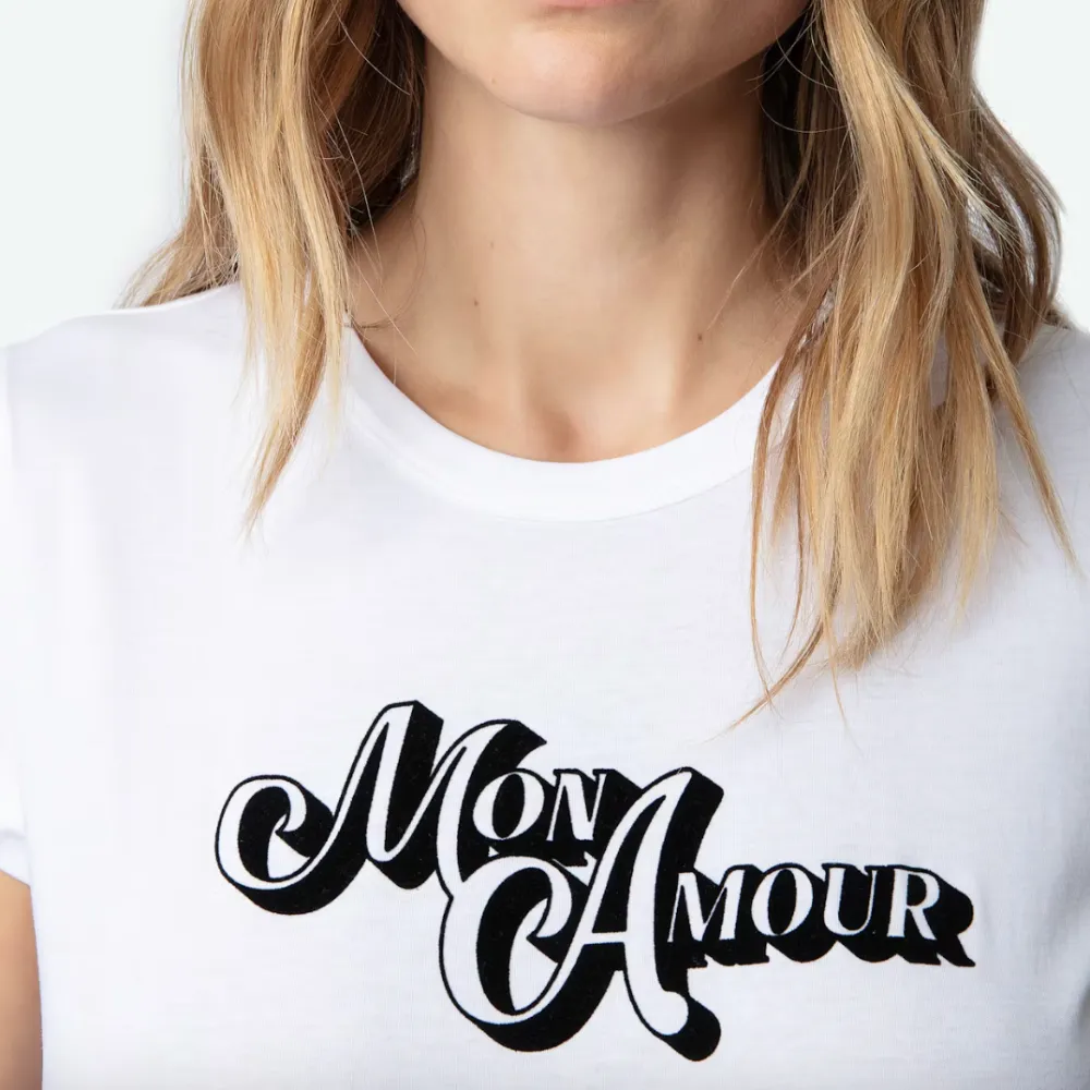 Zadig & Voltaire Woop Mon Amour T-shirt - Blanc