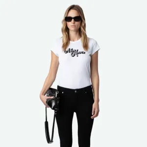 Zadig & Voltaire Woop Mon Amour T-shirt - Blanc